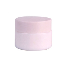 empty 50g cosmetic make up containers white porcelain glass jar cosmetic cream container